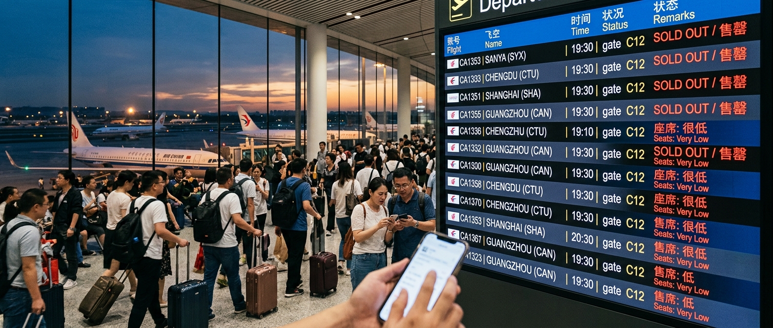 The October 1st Gridlock: Why You Must Finalize Your China Domestic Flights by Tonight