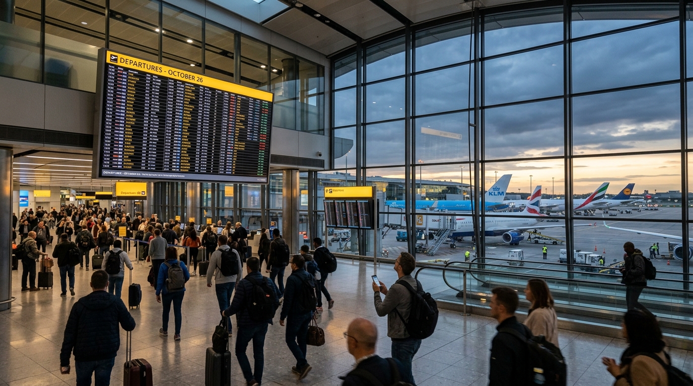 The October 25th Global Schedule Flip: Why Your Flight Time Just Changed