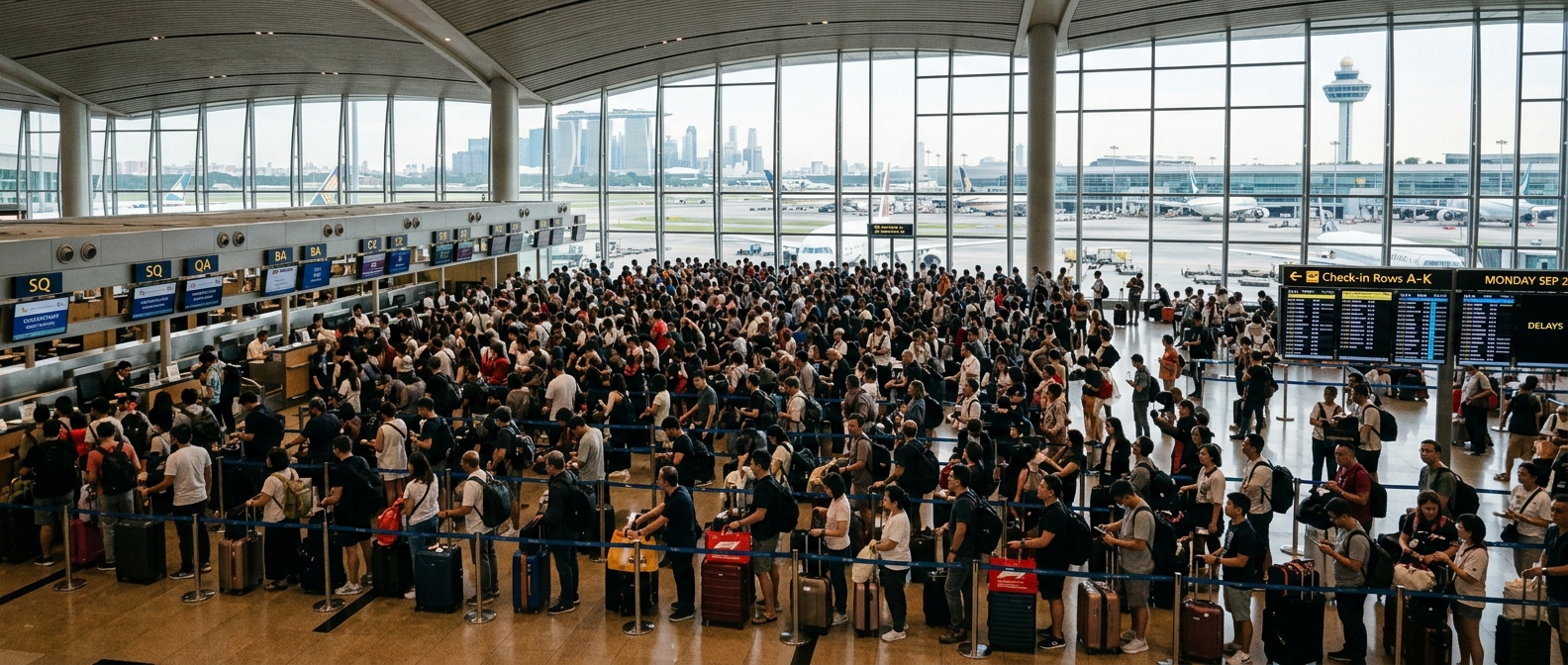 The F1 Monday Exodus: Why Changi T1 is a No-Go Zone on September 21st