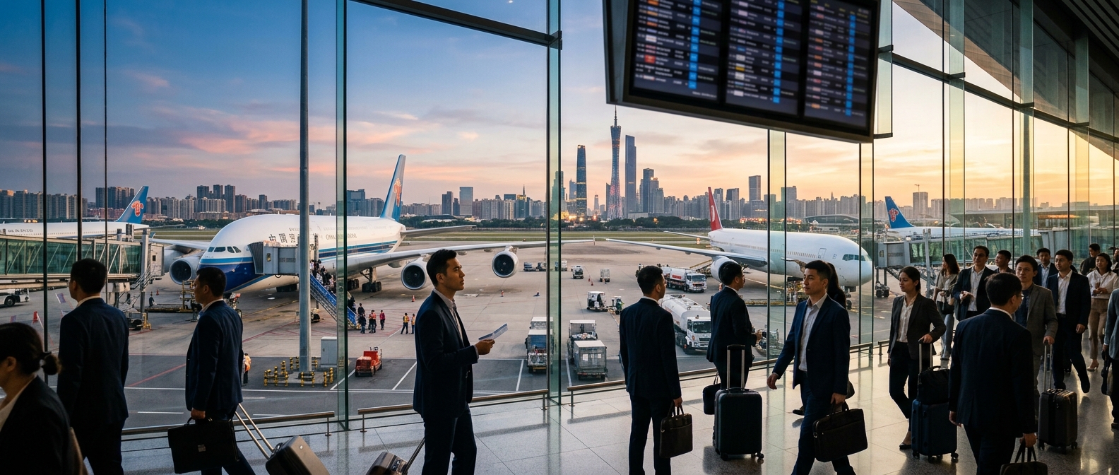 The Canton Fair Commute: Why Guangzhou Flights are 400 Percent Higher Starting October 15