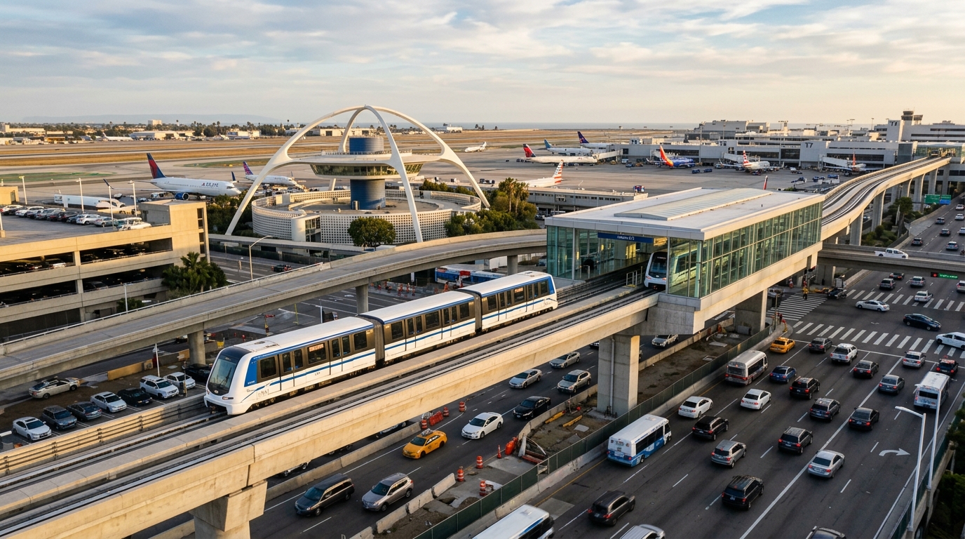The LAX People Mover is Finally Testing: How to Save 30 Minutes on Your Next Terminal Transfer