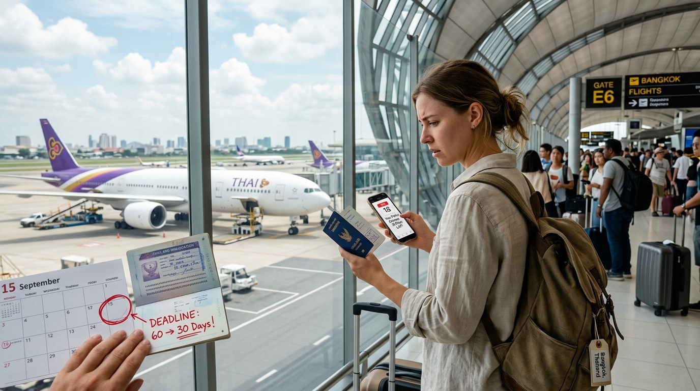 The September 15th Visa Cliff: Why Your Thailand Stay Just Got Slashed in Half
