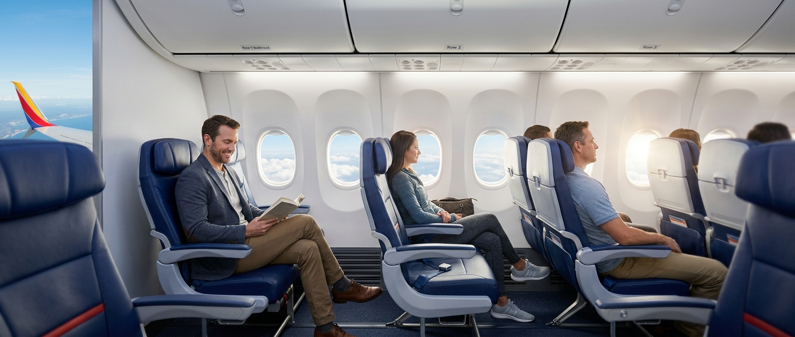 Southwest’s New Extra Legroom Seats: The 3 Rows You Should Book First